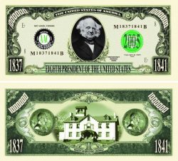 Martin Van Buren One Million Dollar Bill