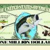 Fishing One Million Dollar Bill