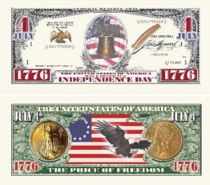 LIMITED EDITION INDEPENDENCE DAY BILL