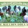 Horse One Million Dollar Bill