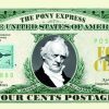 Four Cent Pony Express Postal Collectible Dollar Bill