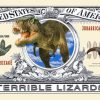 Dinosaur "Terrible Lizards" One Million Dollar Bill