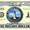 Lighthouse One Million Dollar Bill