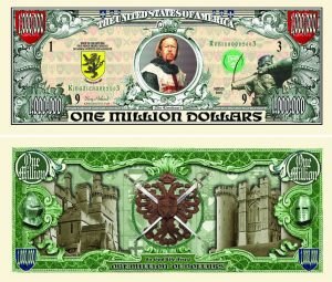 Medieval One Million Dollar Bill