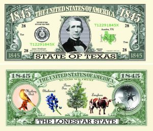 Texas State Novelty Bill