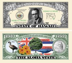 Hawaii State Novelty Bill