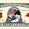 Gas Station One Million Dollar Bill