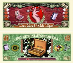 Cigar Aficionado Twelve Dollar Bill
