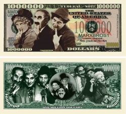 Marx Brothers Million Dollar Bill