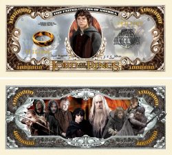 Lord of the Rings Million Dollar Bill