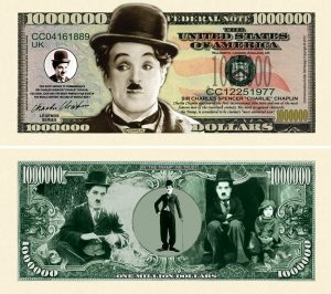 Charlie Chaplin Million Dollar Bill
