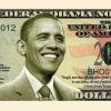 Barack Obama 2013 Commemorative Dollar Bill