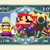 Super Mario Brothers Million Dollar Bill