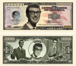 Buddy Holly Million Dollar Bill