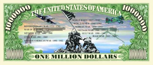 patriotic fake money