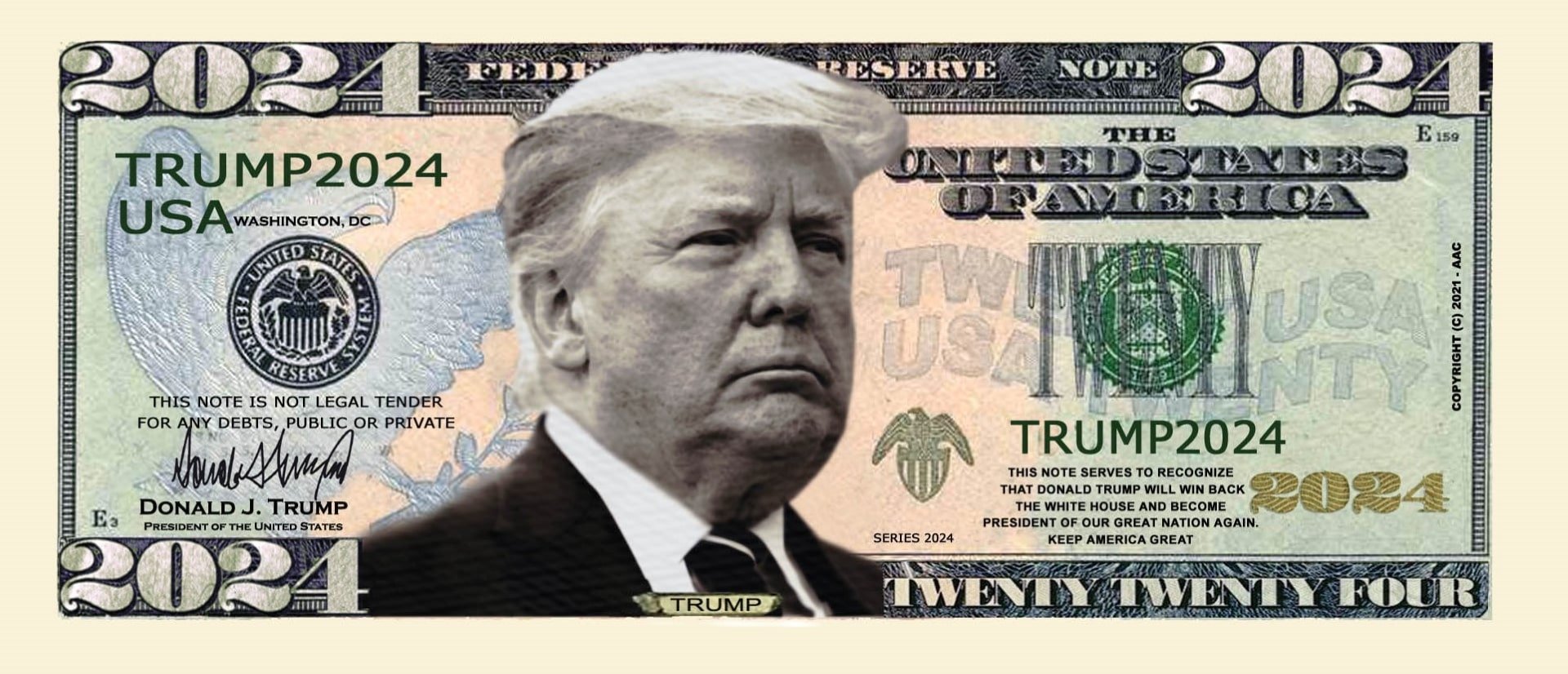 Trump 2024 Bill: Front